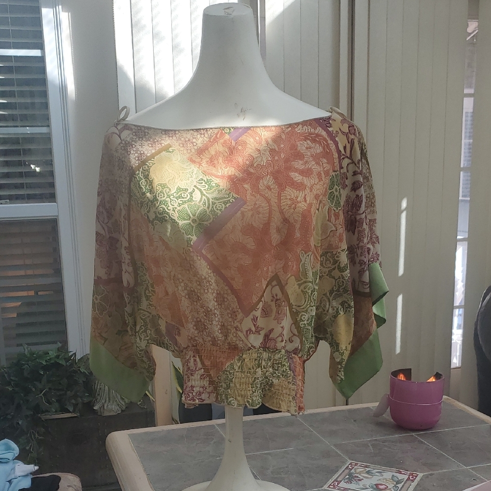 Lipstick Boutique Multicolor Patchwork Top